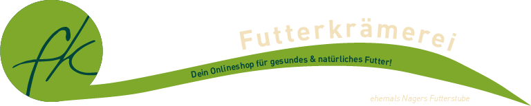 Gesundes und natürliches Futter für dein Tier (Firmenlogo Futterkrämerei)